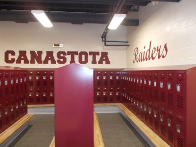 Boys locker room